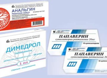 Можно ли принимать одновременно анальгин с папаверином и димедролом?